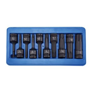 12.5mm Series Impact Torx Bit Deep Socket Set
