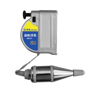 professional magnetic plumb bob – 300g/400g, 3m/6m line for mason & construction use
