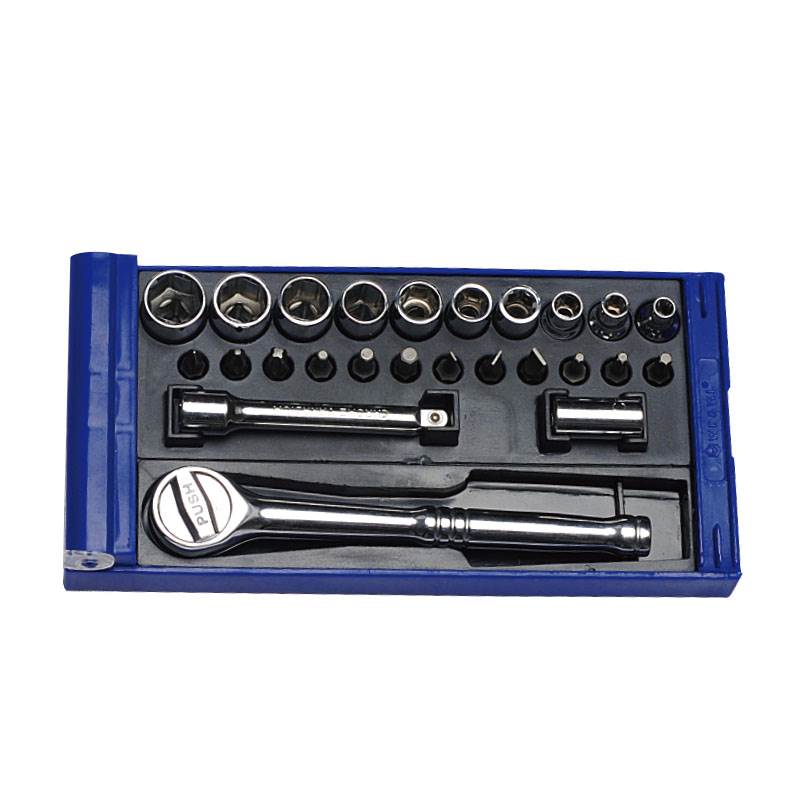 25-Piece 6.3mm Drive Metric Socket Set