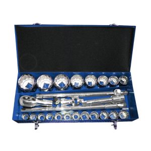 26Pc 20mm & 25mm Heavy Duty Socket Set Chrome Clearance