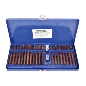 42Pcs 10mm Drive S2 Steel Bit Socket Set with Adapters