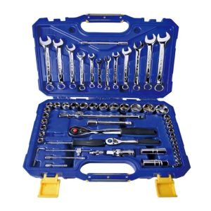 60Pcs 6.3mm 12.5mm Auto Repair Socket Set with Wrenches