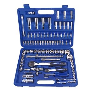 94-Piece 6.3mm+12.5mm Drive Metric Socket Set