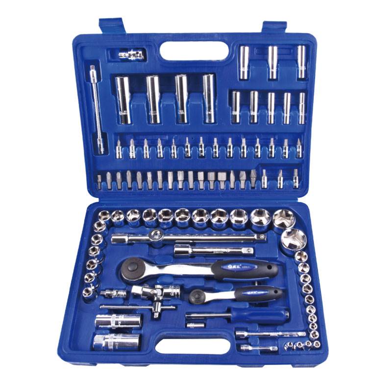 94-Piece 6.3mm+12.5mm Drive Metric Socket Set