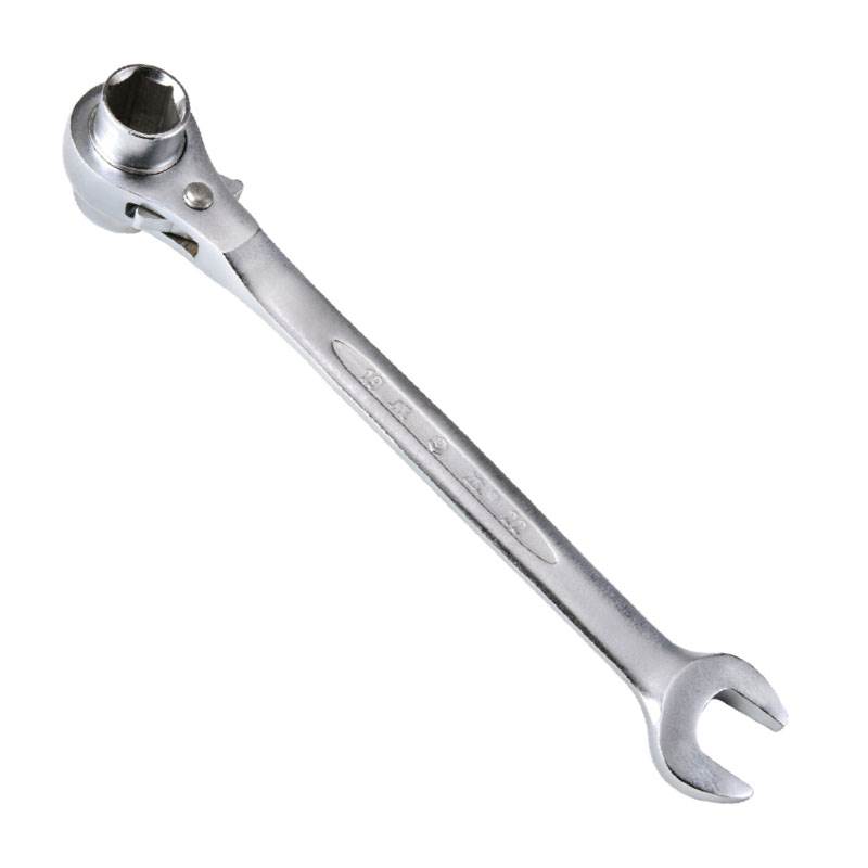 Open-End Ratchet Socket Combination Wrench