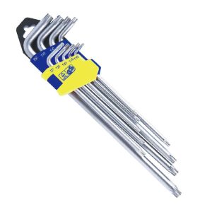 Security Torx Bit Set, Star Hex Key Set with Center Hole, Long-Arm Torx Wrench Kit